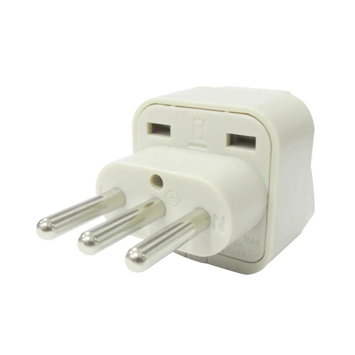 ADAPTADOR UNIVERSAL  3 EN LINEA  250V 15A