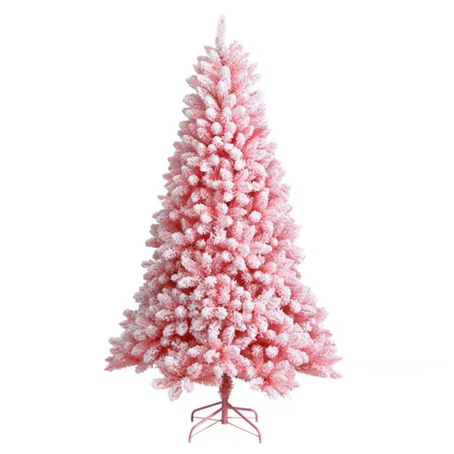 ARBOL NAVIDE?O DE 180MTS NEVADO ROSADO