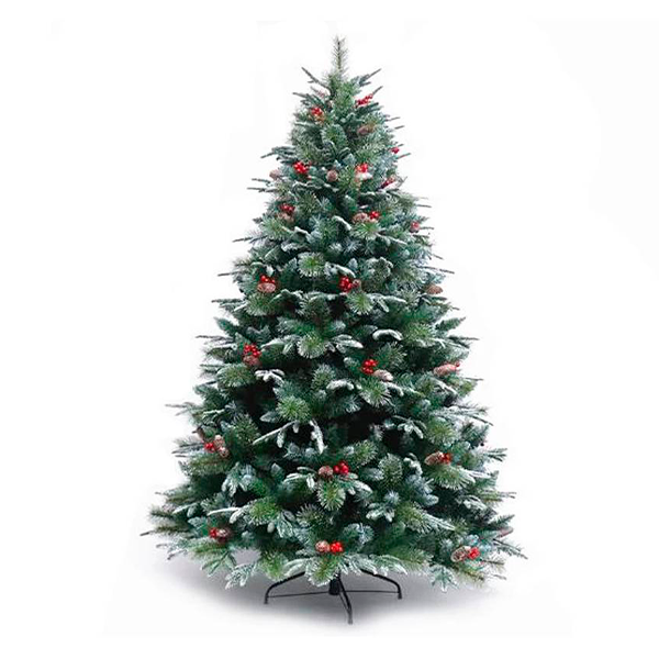 ARBOL NAVIDE?O FRUTOS ROJOS CON NIEVE 1.5