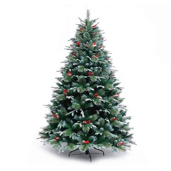 ARBOL NAVIDE?O FRUTOS ROJOS CON NIEVE 1.8