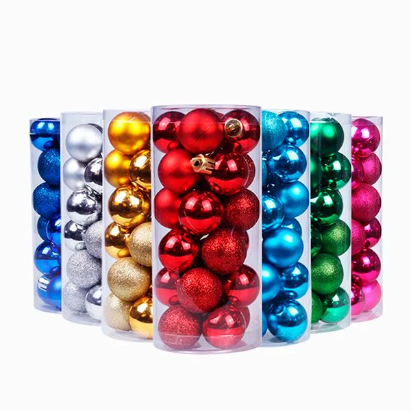 BOLAS NAVIDE?AS 12 UNID COLORES DIVERSO