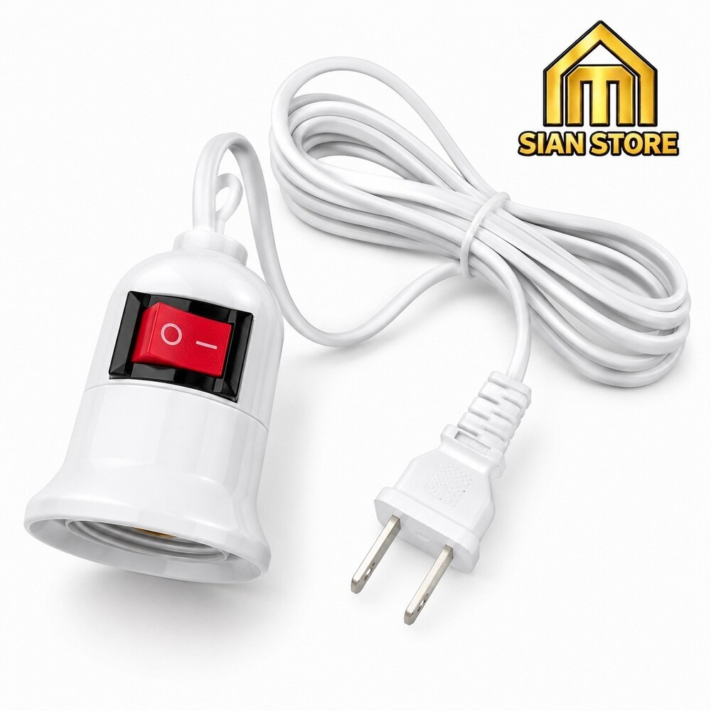 EXTENCION ENCHUFE SOCKET CON INTERRUPTOR PARA FOCO X 3MT