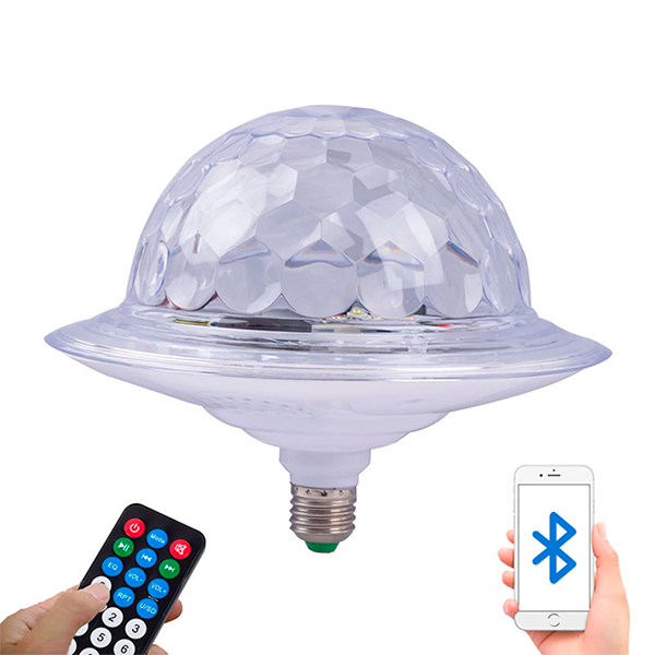 FOCO ESFERA DE COLORES BLUETOOTH