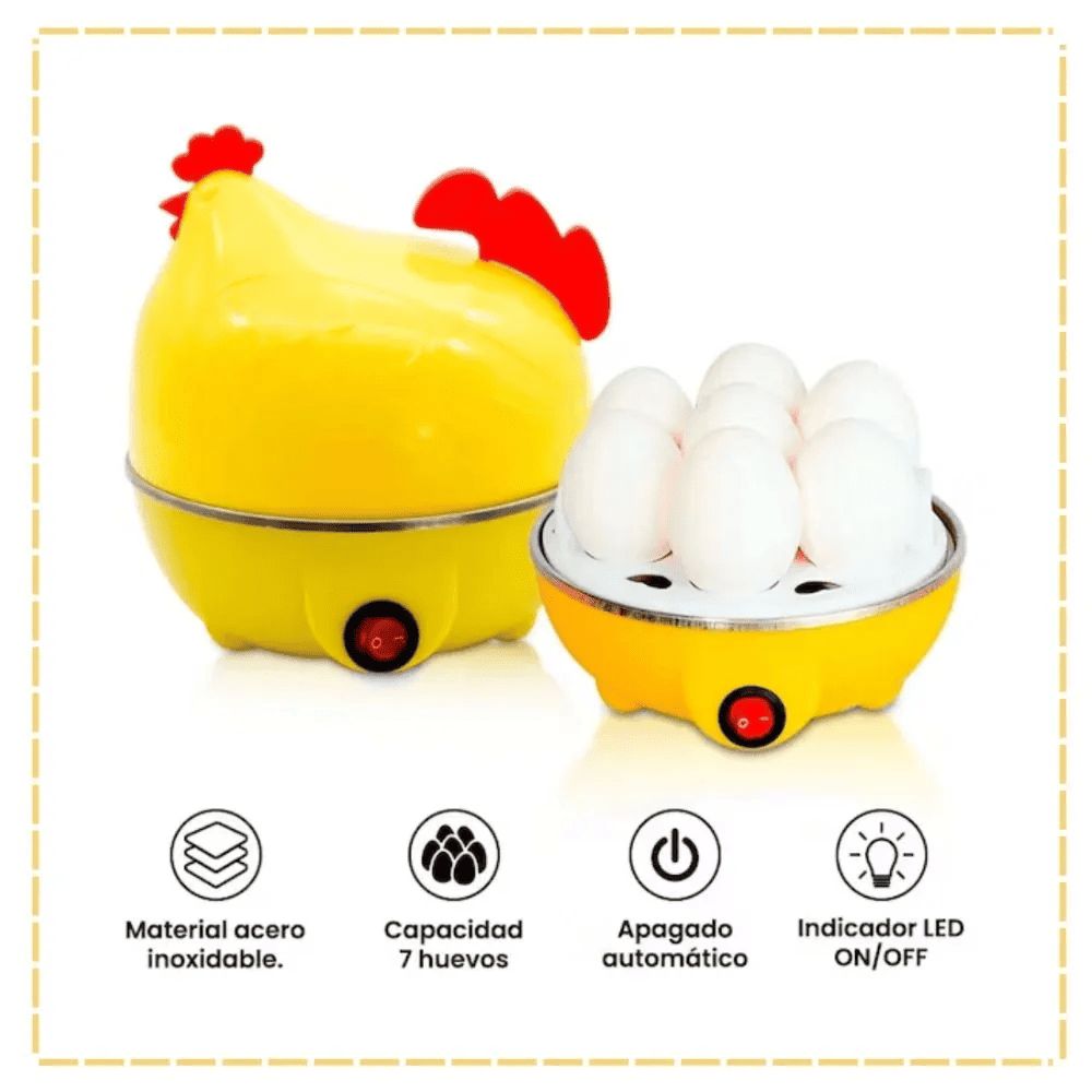 GALLINA ELECTRICA SANCOCHADORA PARA 7 HUEVOS