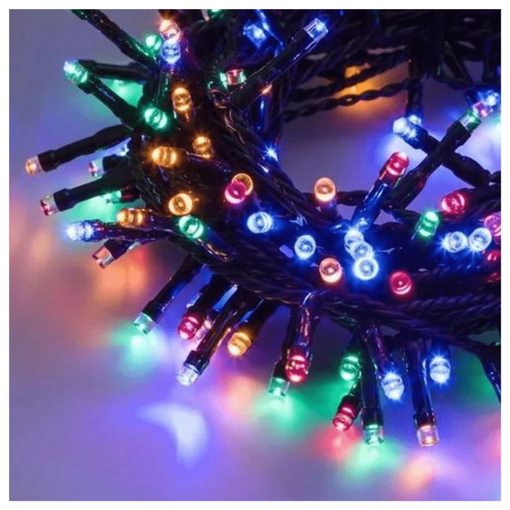 LUCES NAVIDE?AS 200 LED MULTICOLOR COLOR VERDE CON SONIDO