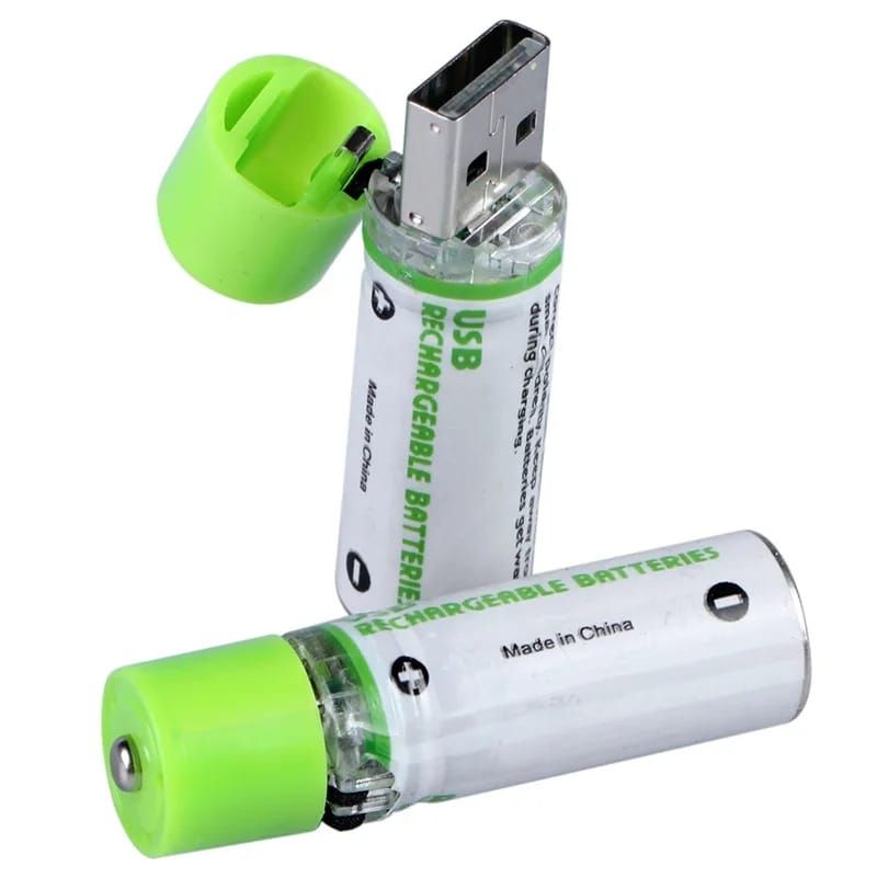 PILAS RECARGABLES AA CARGA USB X2