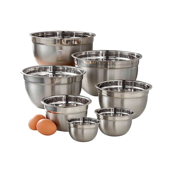 SET BOWL X 7 ACERO INOXIDABLE