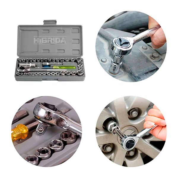 SET DE DADOS DE HERRAMIENTAS X 40 PIEZAS GRANDE