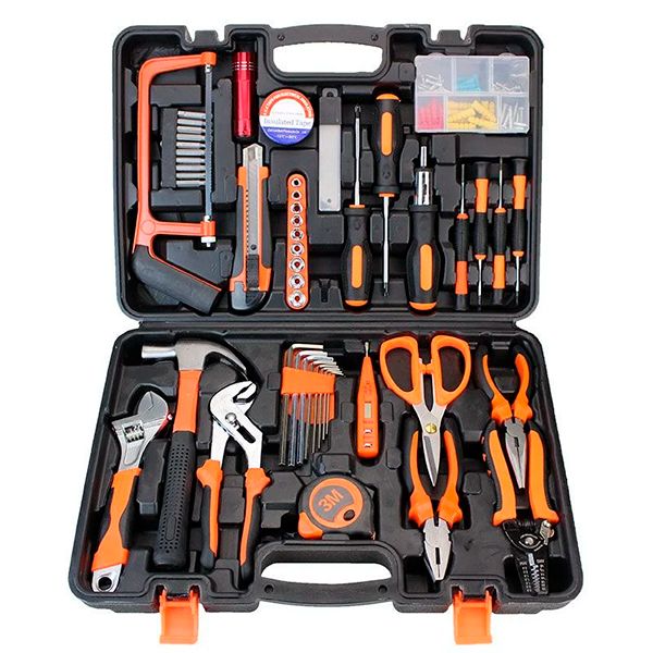 SET DE HERRAMIENTA ATORNILLADOR 9.6V 2 BATERIAS -104PC
