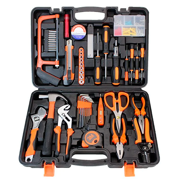 SET DE HERRAMIENTA ATORNILLADOR 9.6V 2 BATERIAS -104PC