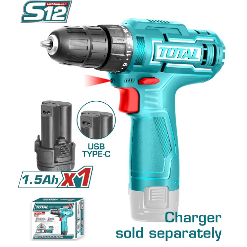 TALADRO ATORNILLADOR INALAMBRICO 12V –, 10MM TDLI12428