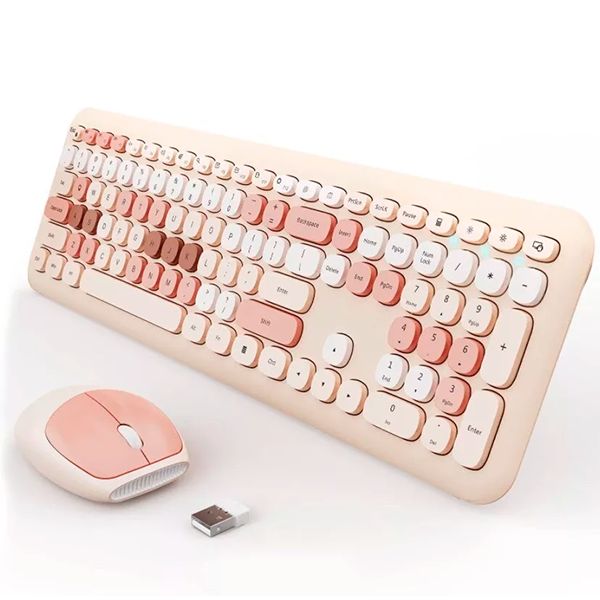 TECLADOS DE COLORES ARENA Y NARAJ