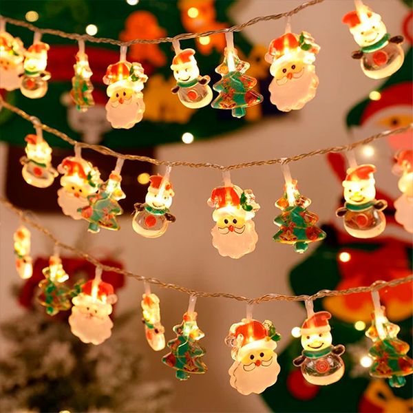 TIRAS DE LUZ PAPA NOEL COMPLETO