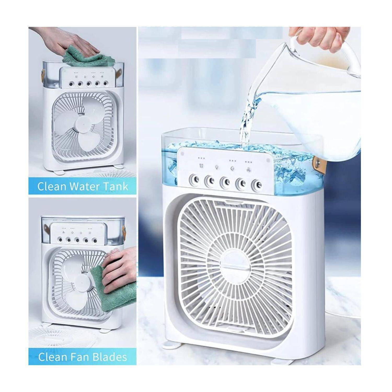 VENTILADOR CON HUMIFICADOR DE ESCRITORIO