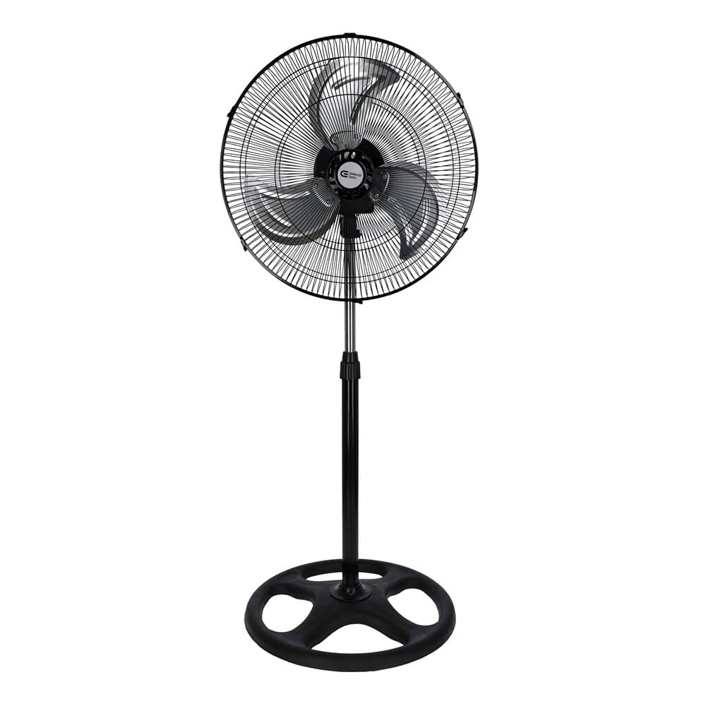 VENTILADOR DE METAL 12" 45W 3 HELICES NEGRO 1M