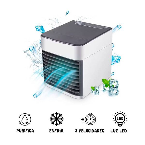 VENTILADOR HUMIFICADOR ENFRIADOR CON AIRE ACONDICIONADO